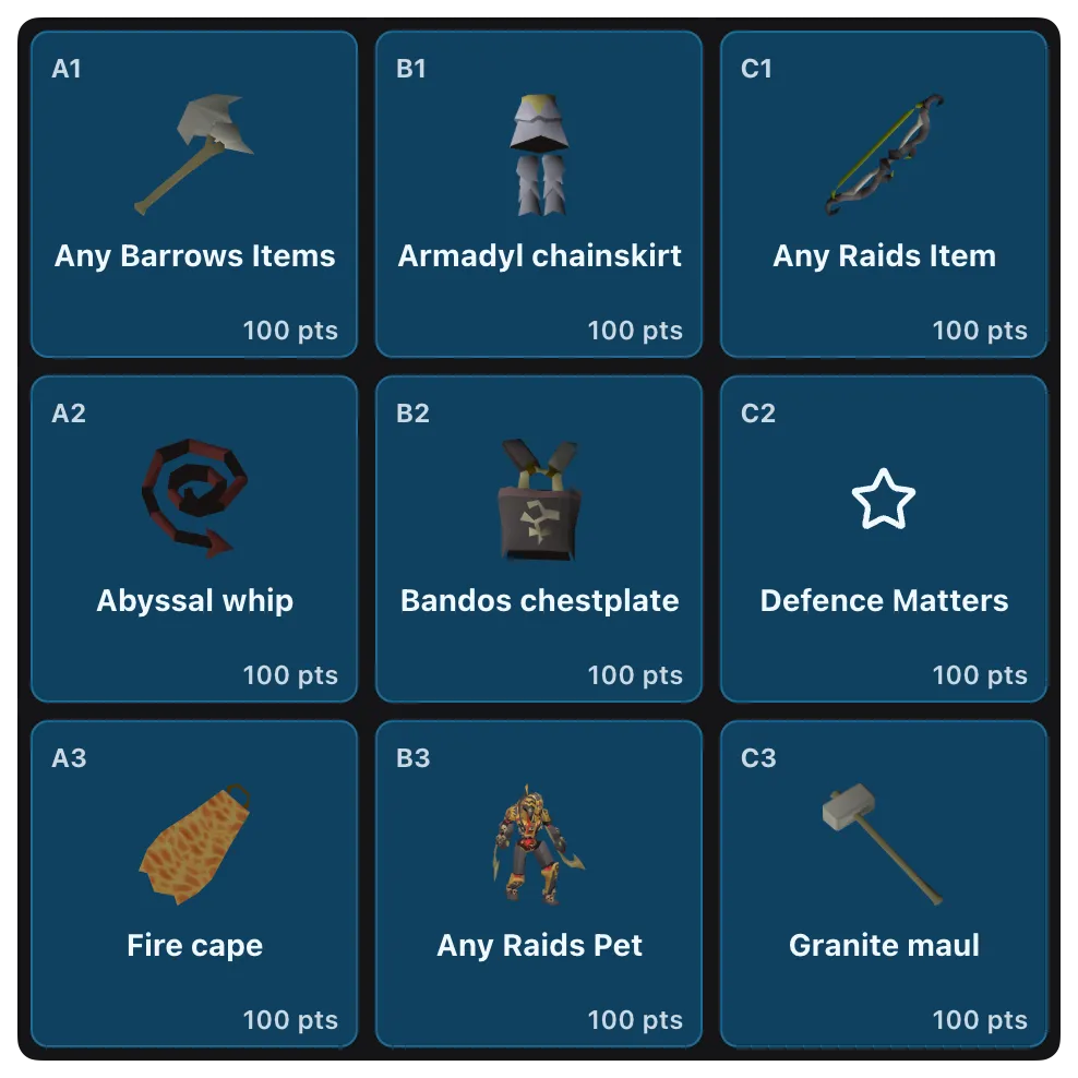 Sky board palette